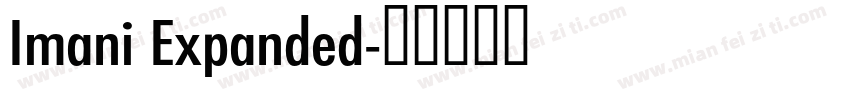 Imani Expanded字体转换